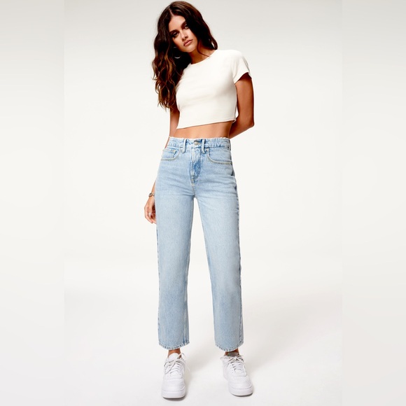Good American Light Blue Women Jeans - Picture 1 of 6